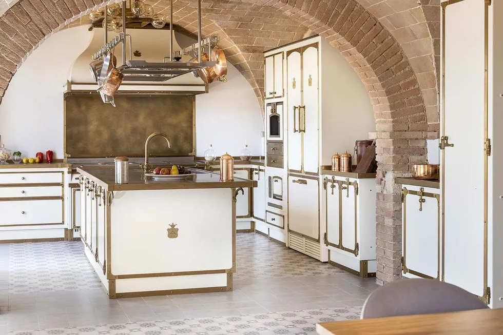 Italian Villa-Style Kitchen renovation design