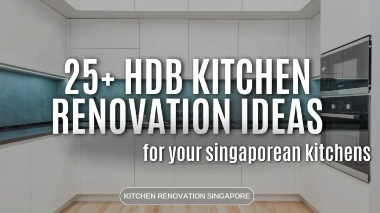 Hdb kitchen renovation ideas in Singapore