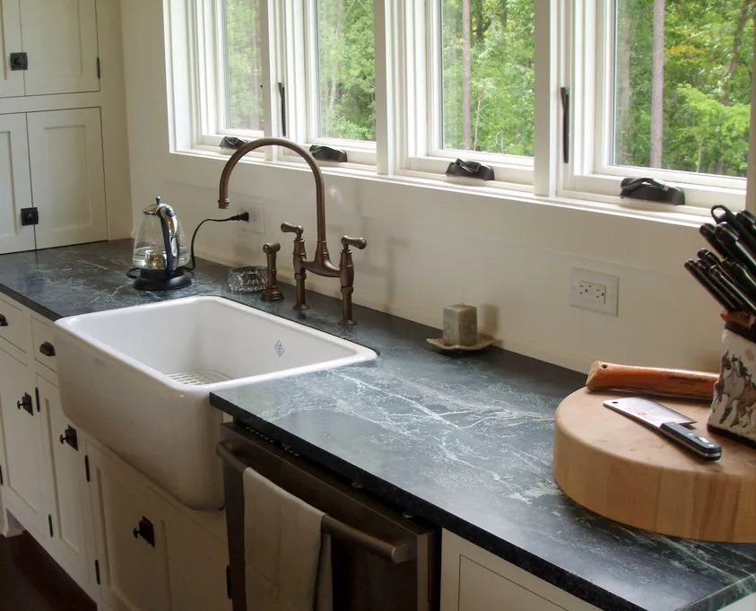 Soapstone Kitchen Countertops renovation