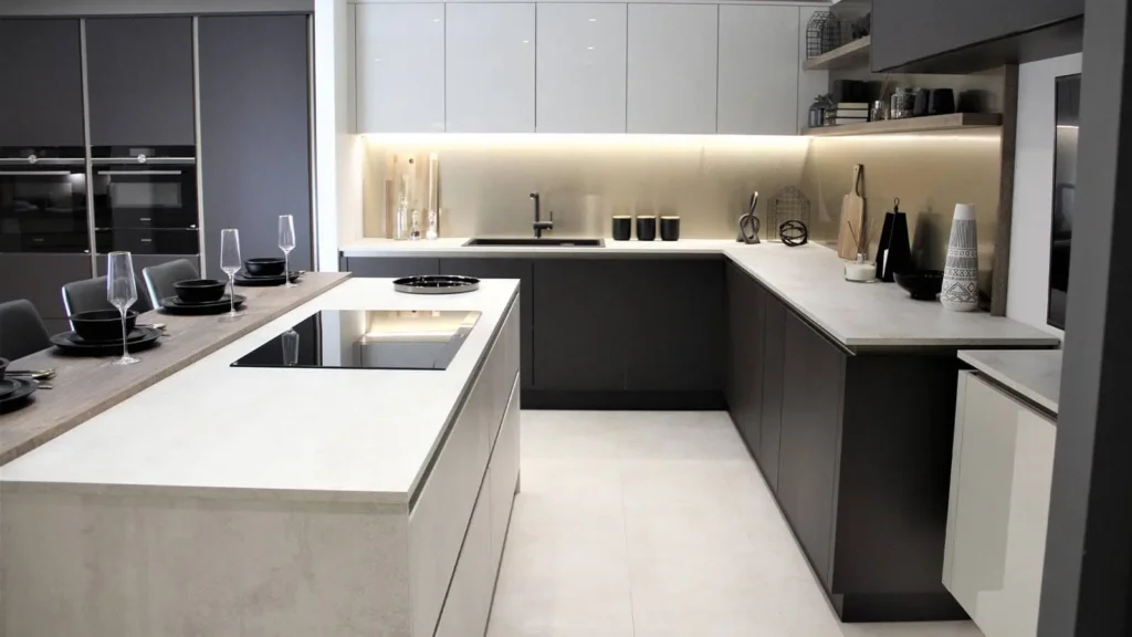 Metro Multi-Level kitchen design 